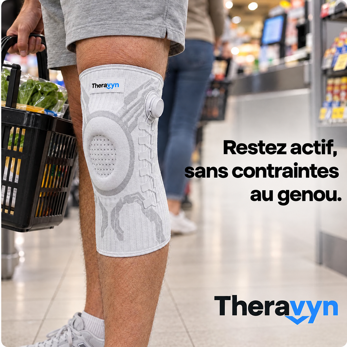 Restez actif, sans contraintes au genou